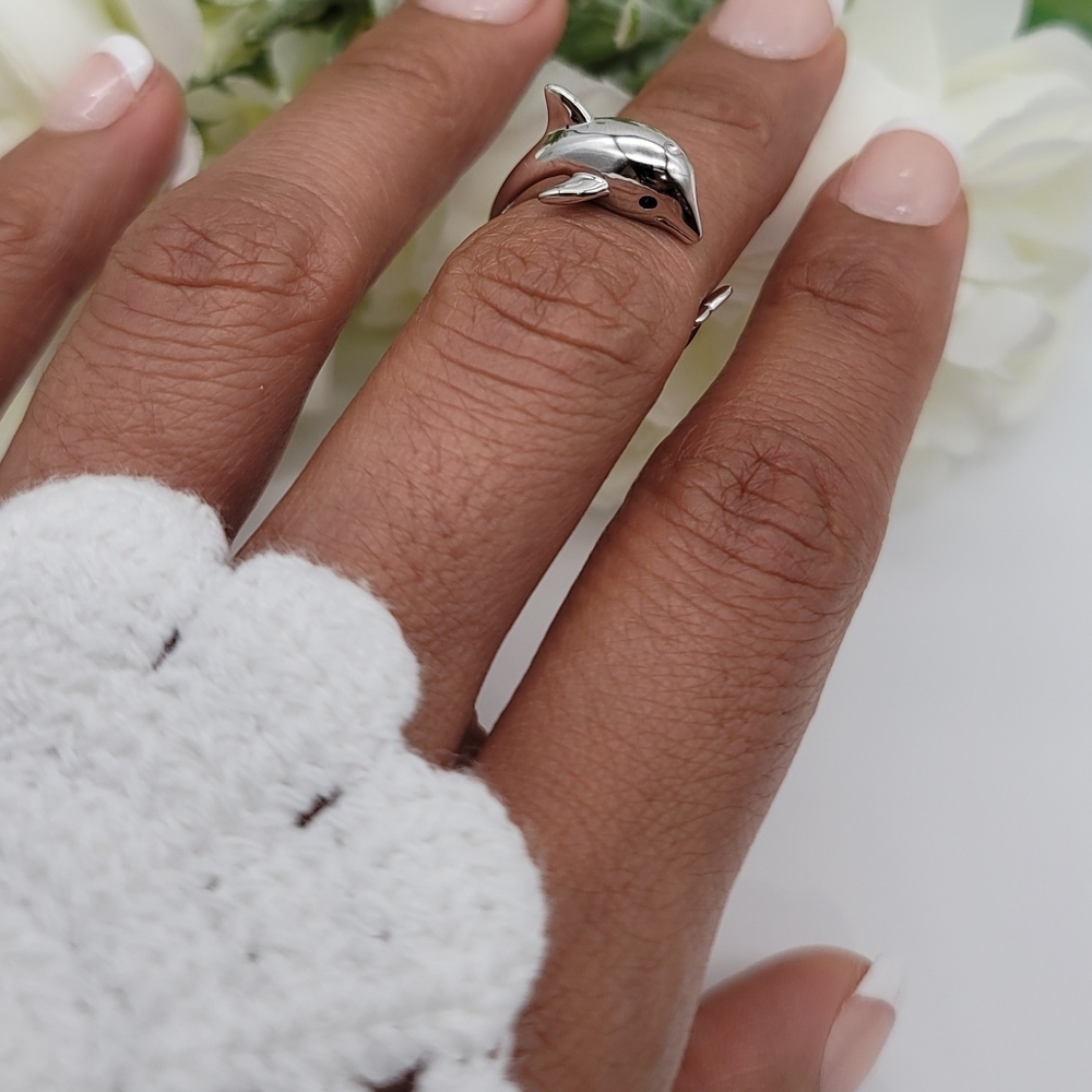 🥰 ADJUSTABLE DOLPHIN RING - Picture 15 of 16
